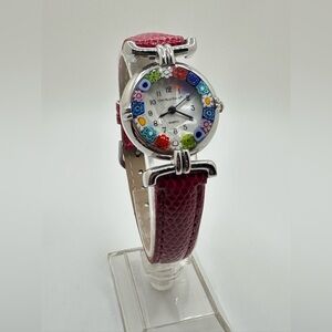 Woman’s Murano Glass Quartz Watch Atisian❤️